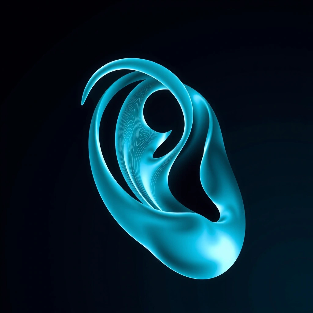 Abstrakcyjna wizualizacja mikrokrążenia